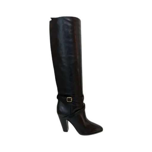 High Slouchy Buckle Boot