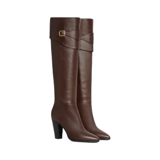Riding Boot With Triomphe Celine Wiltern In Calfskin
