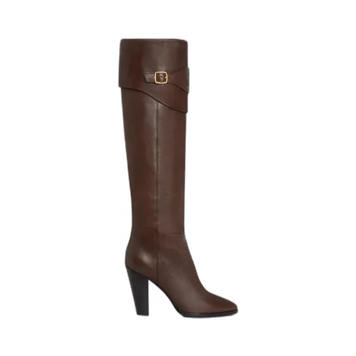 Riding Boot With Triomphe Celine Wiltern In Calfskin
