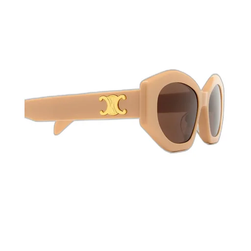 Thick-Framed Polygonal Sunglasses