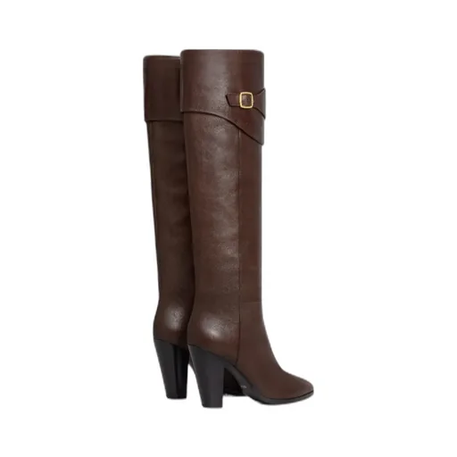 Riding Boot With Triomphe Celine Wiltern In Calfskin