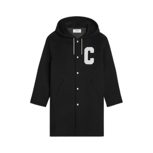 College Parka In Double Face Wool
