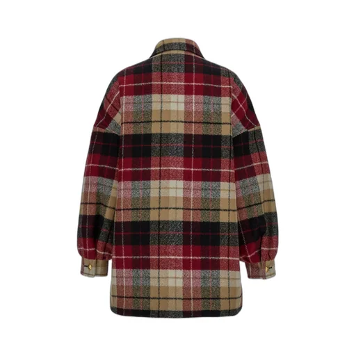 Overshirt In Checked Wool