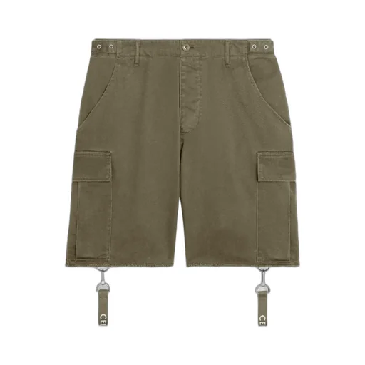Shorts With Celine Straps In Cotton