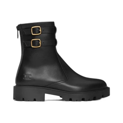 Margaret Double Buckle Zipped Boot