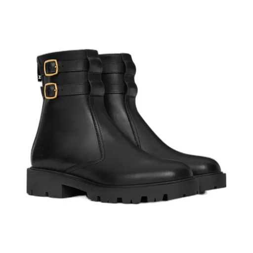 Margaret Double Buckle Zipped Boot