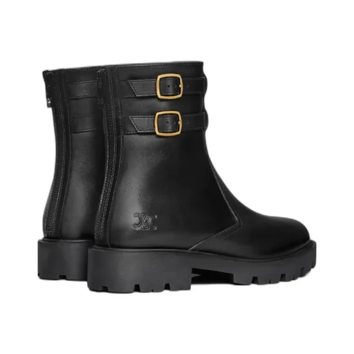 Margaret Double Buckle Zipped Boot