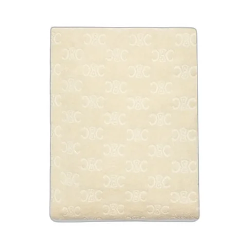 Beach Towel In Monogram Terry Cotton