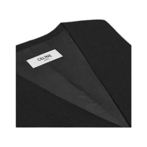 Waistcoat In Wool Gabardine