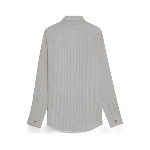 Loose Shirt In Striped Silk