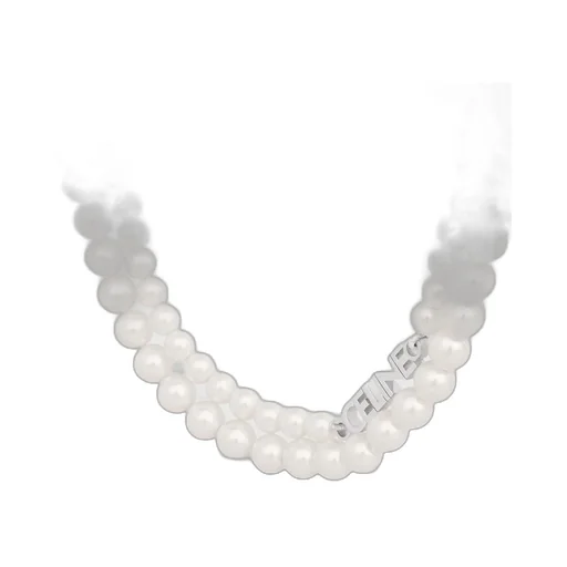 Monochroms Double Pearl Necklace