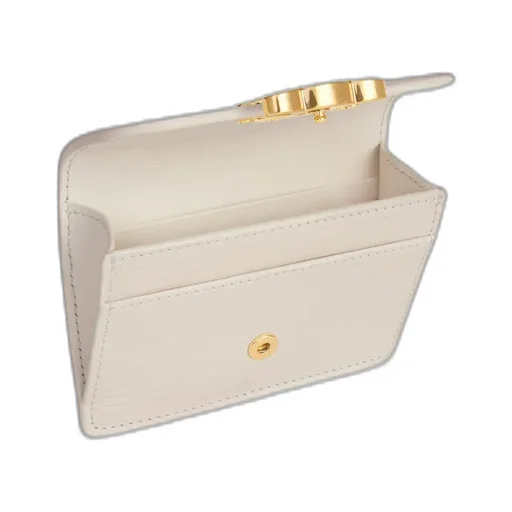 Card Holder With Flap Triomphe In Lizard