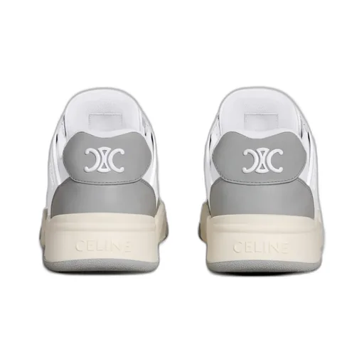 Trainer Ct-09 Low Lace-Up Sneaker In Calfskin And Mesh