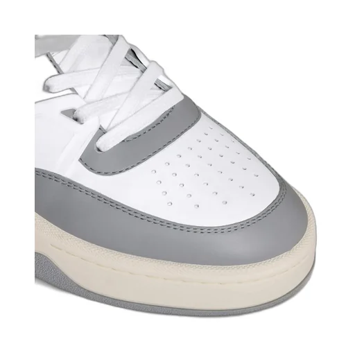 Trainer Ct-09 Low Lace-Up Sneaker In Calfskin And Mesh