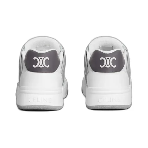 Trainer Ct-09 Low Lace-Up Sneaker In Calfskin And Mesh