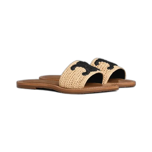 Celine Lympia Mule In Raffia