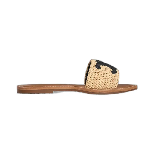 Celine Lympia Mule In Raffia