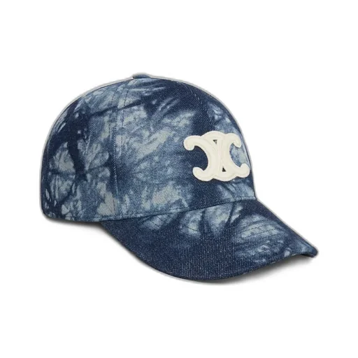 Triomphe Baseball Cap In Tie Dye Cotton