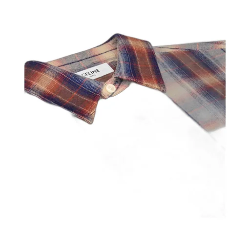 Loose Shirt In Checked Viscose