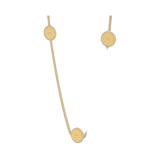 Heirlooms MÉDaille Sautoir In Brass With Gold Finish