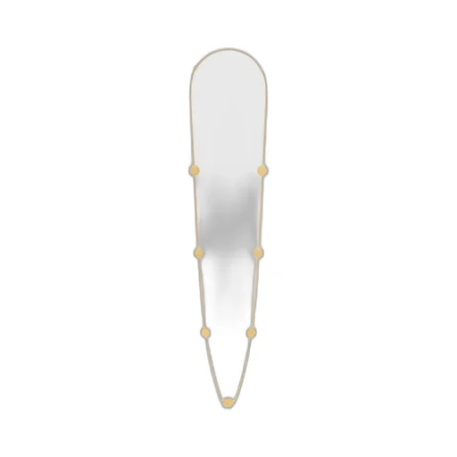 Heirlooms MÉDaille Sautoir In Brass With Gold Finish