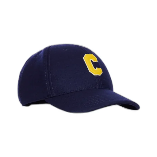 Initial Baseball Cap In Flannel