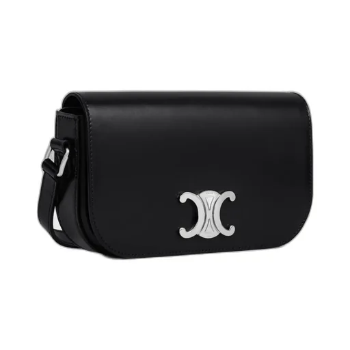 Small Crossbody Bag Triomphe In Shiny Calfskin
