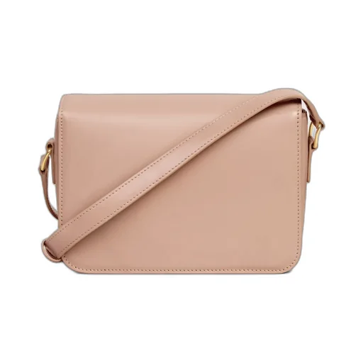Teen Triomphe Bag In Shiny Calfskin