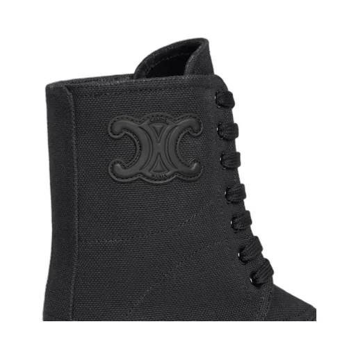 Riley Lace-Up Boot In Canvas