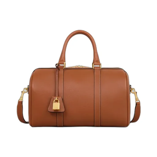 Large Boston In Supple Grained Calfskin