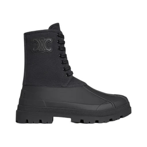 Riley Lace-Up Boot In Canvas