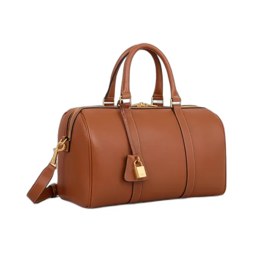 Large Boston In Supple Grained Calfskin