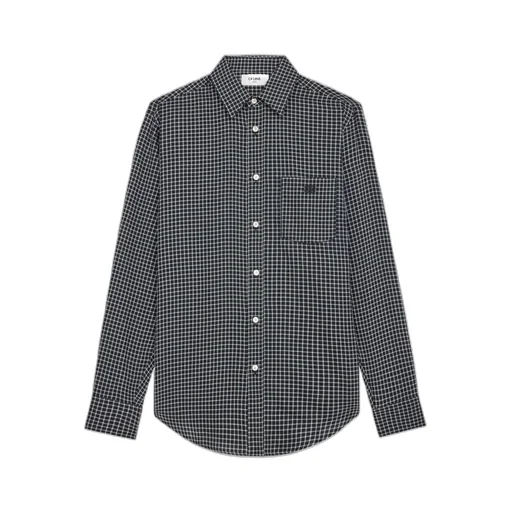 Loose Shirt In Checked Cotton