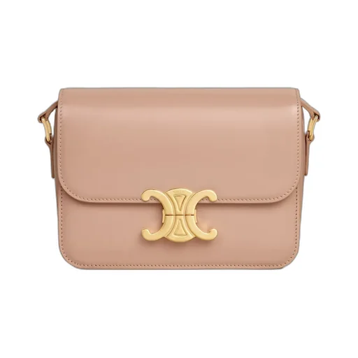 Teen Triomphe Bag In Shiny Calfskin