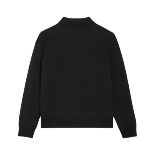 Polo Cardigan In Wool
