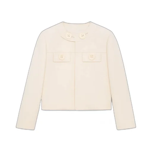 Brompton Jacket In Wool Silk Gabardine
