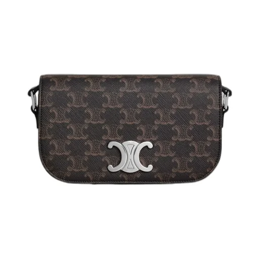 Small Crossbody Bag Triomphe In Triomphe Canvas And Calfskin