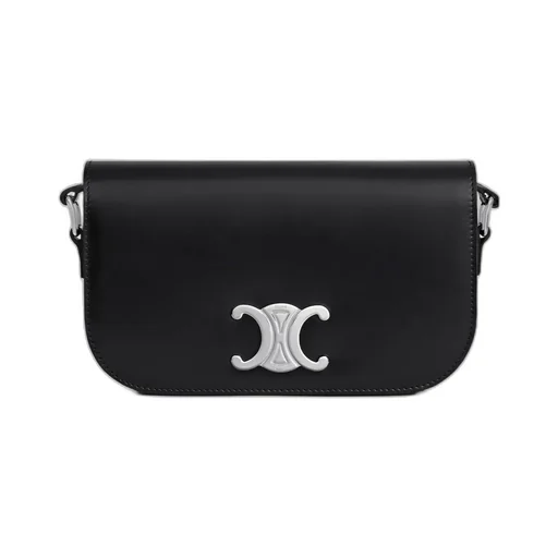 Small Crossbody Bag Triomphe In Shiny Calfskin