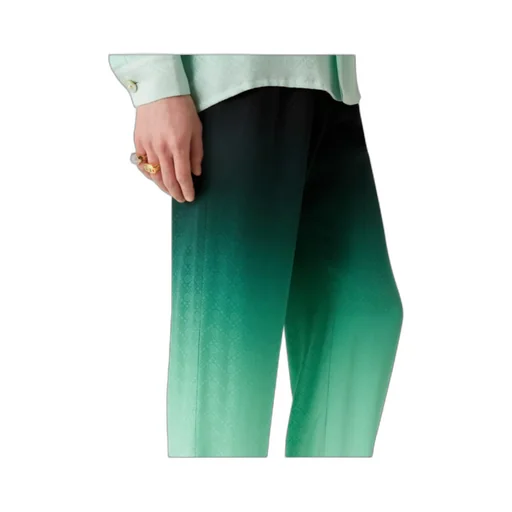 Gradient Jacquard Casual Pants