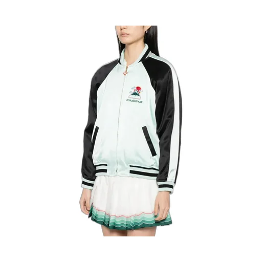 Logo Embroidered Casual Jacket