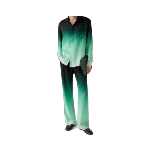 Gradient Jacquard Casual Pants