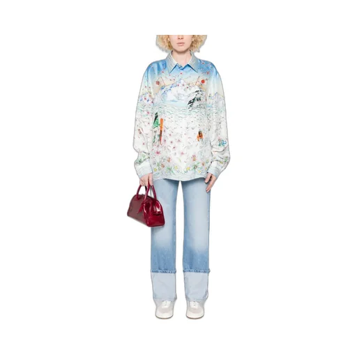 Printed Long-Sleeve Shirt