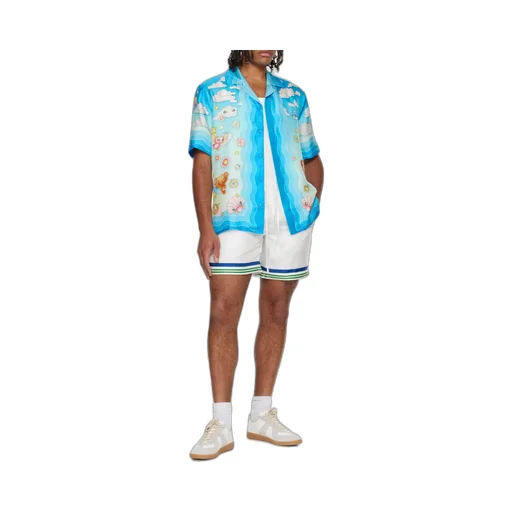 Kawaii Motif Short Sleeve Twill Shirt