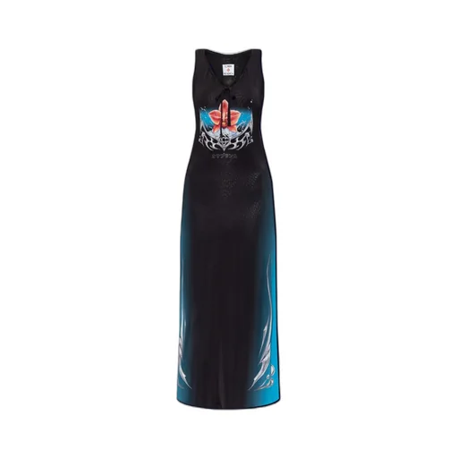 Casablanca Blades Slinky Jersey Dress
