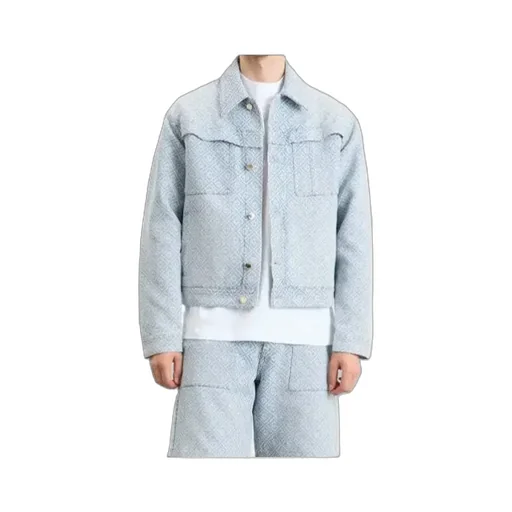 Long-Sleeved Denim Jacket