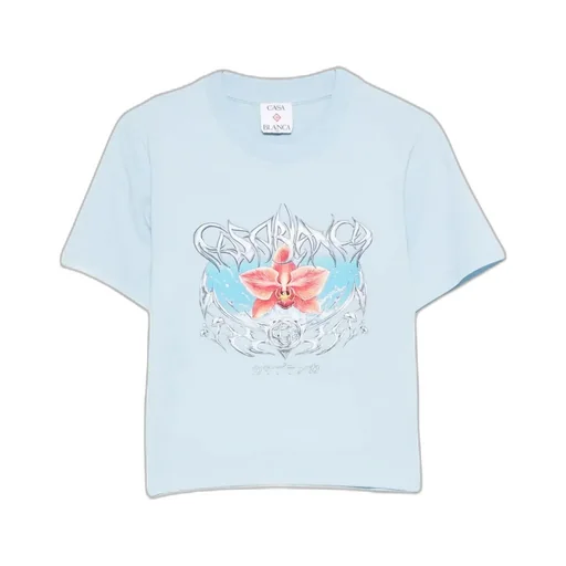 Blades Orchid-Print Cotton T-Shirt