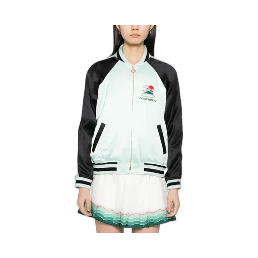 Logo Embroidered Casual Jacket