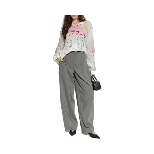 Watercolor Gradient Print Shirt