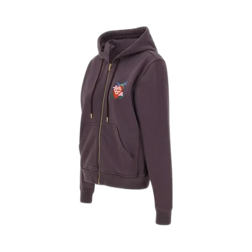 Embroidered-Logo Drawstring Hoodie