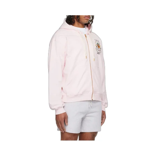 Casa Way Embroidered Zip-Up Hoodie
